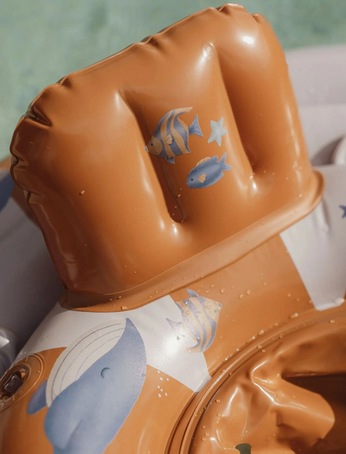 Little Dutch Ocean World Baby Schwimmring, Blue