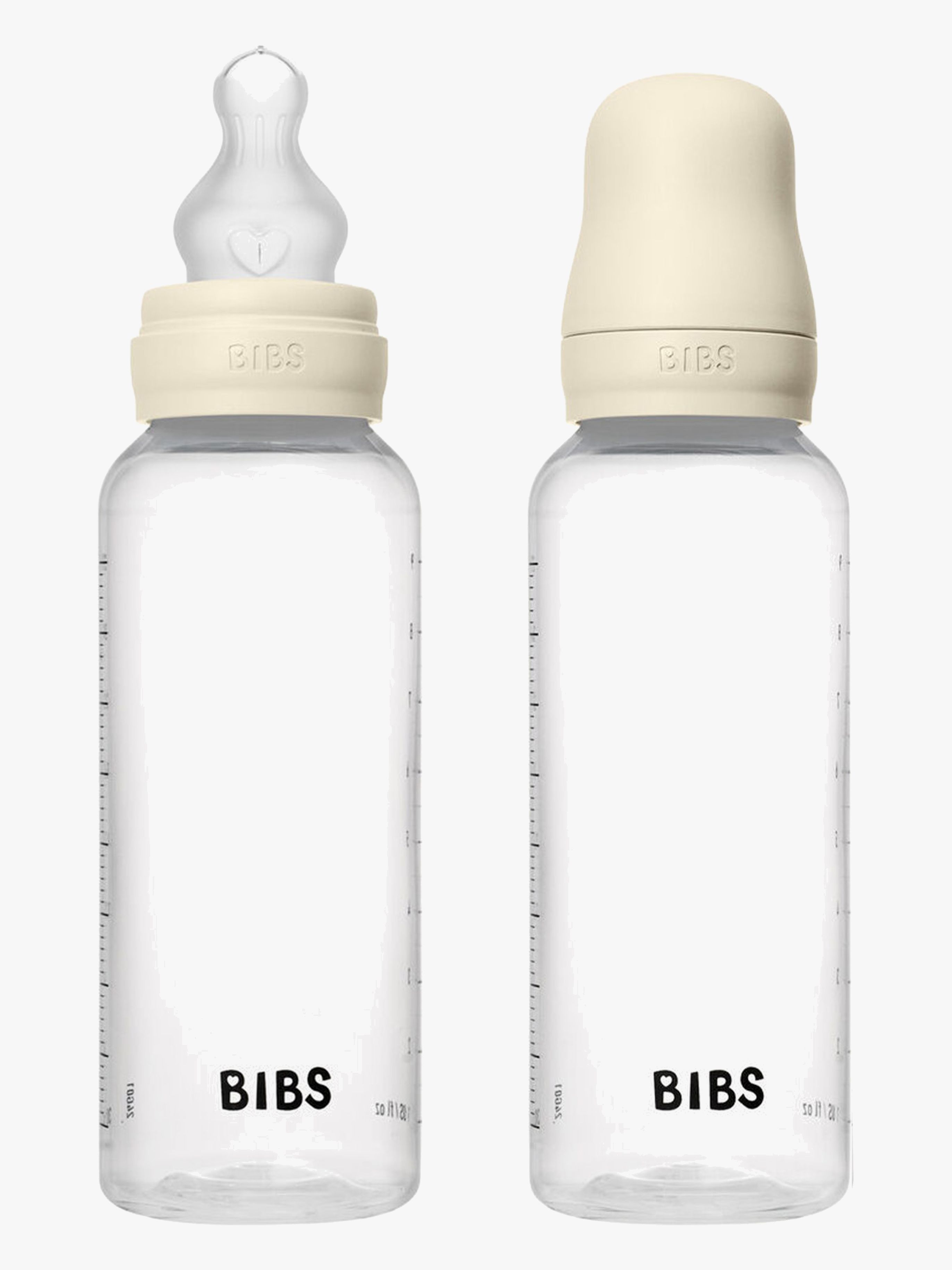 Medium Flow Fläschchen Silicone 2er-Pack 270 ml, Ivory