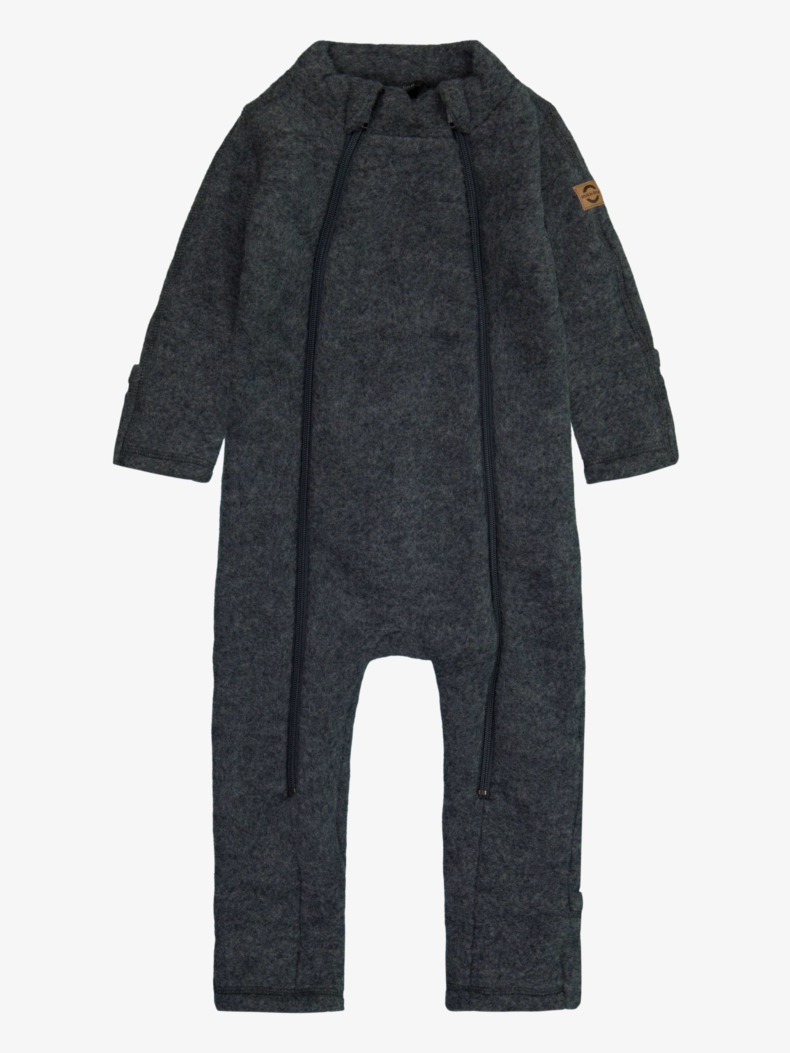 Mikk-Line Overall Merinowolle, Anthracite Melange, 104