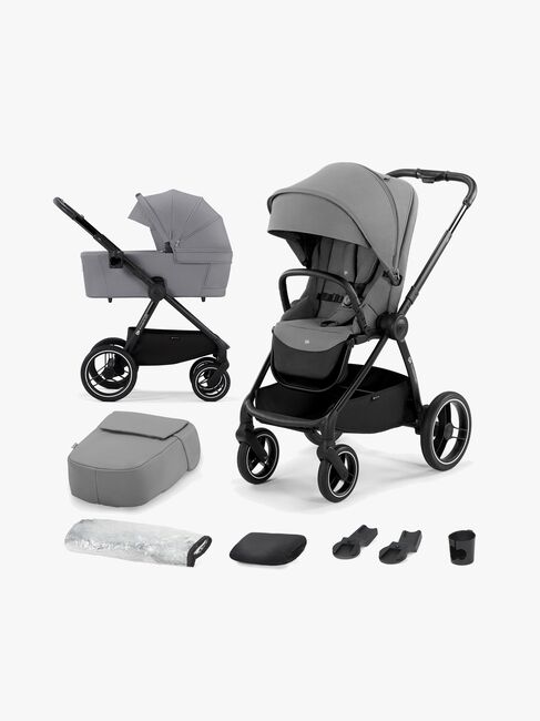 Kinderkraft NEA 2-in-1 Kombikinderwagen, Platinum Grey