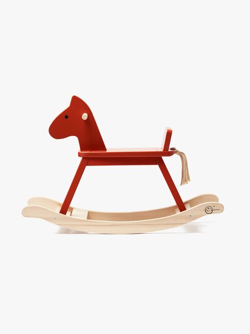 Kids Concept Schaukelpferd Carl Larsson, Rot-orange