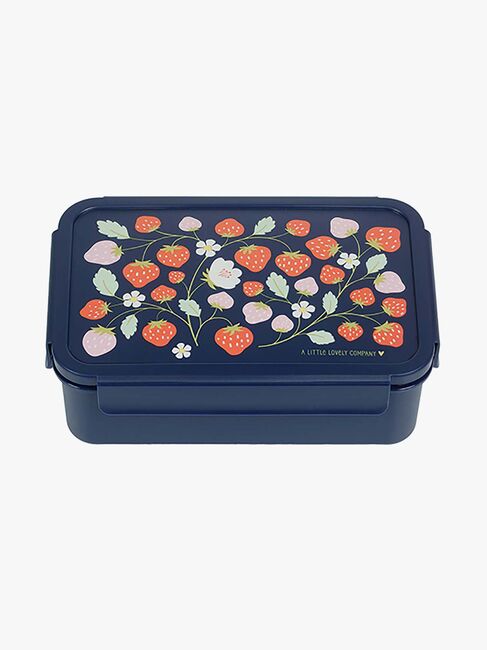 A Little Lovely Company Bento Lunchbox, Erdbeere