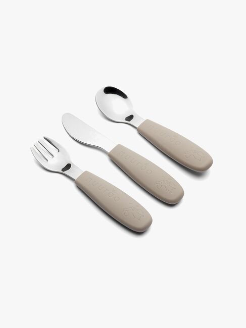 nuuroo Jana Besteck Set 3er-Pack, Cobblestone