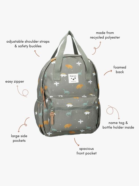 Kidzroom Rucksack Small Talk, Grün