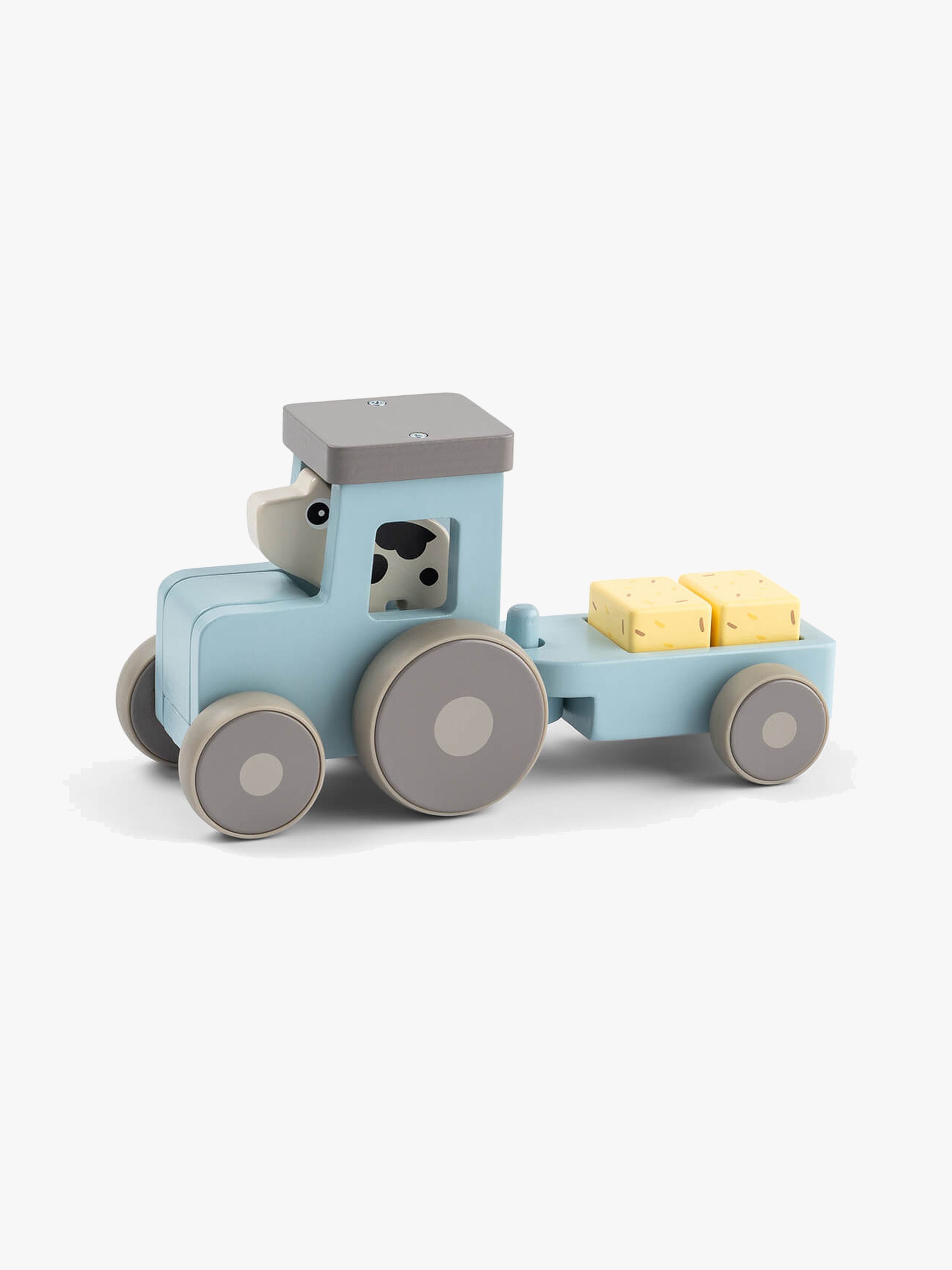 Traktor, Blau
