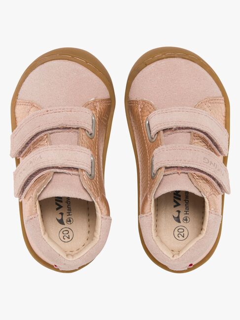 Viking Alv Rena Barefoot 2V Lauflernschuhe, Light Pink/Gold