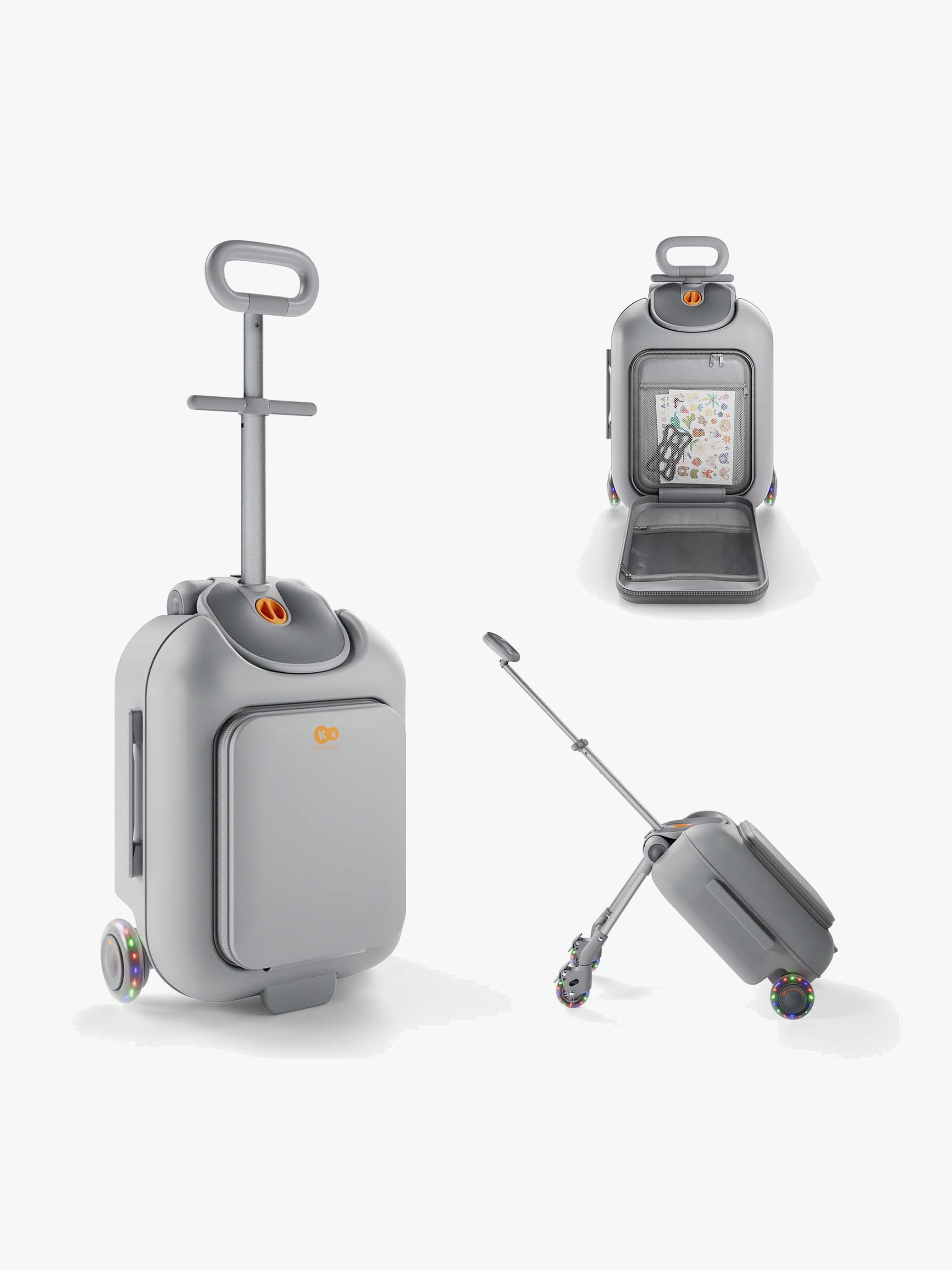 Kinderkraft Cabby Koffer, Grau