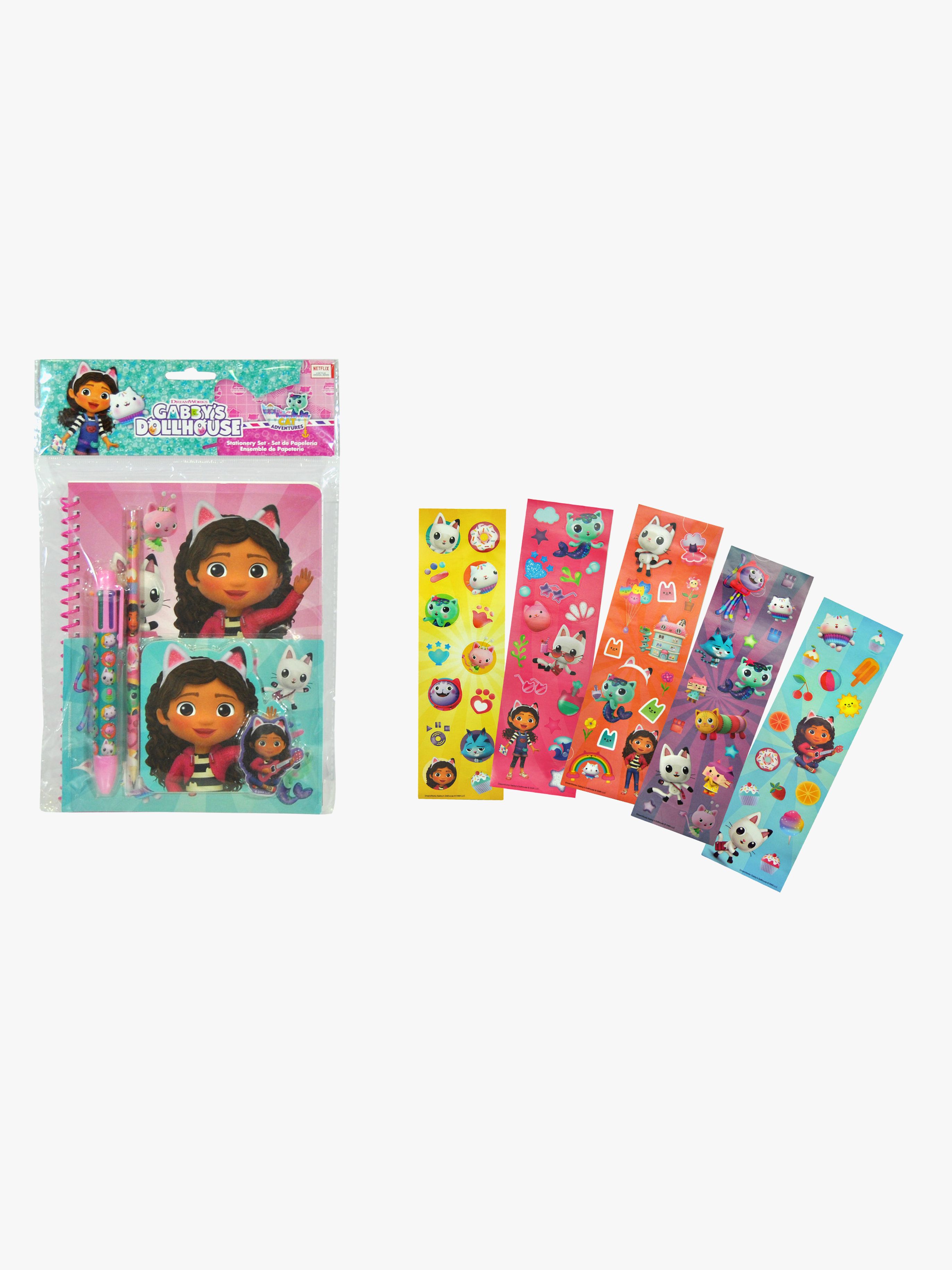Gabby's Dollhouse Schreibset mit Aufklebern