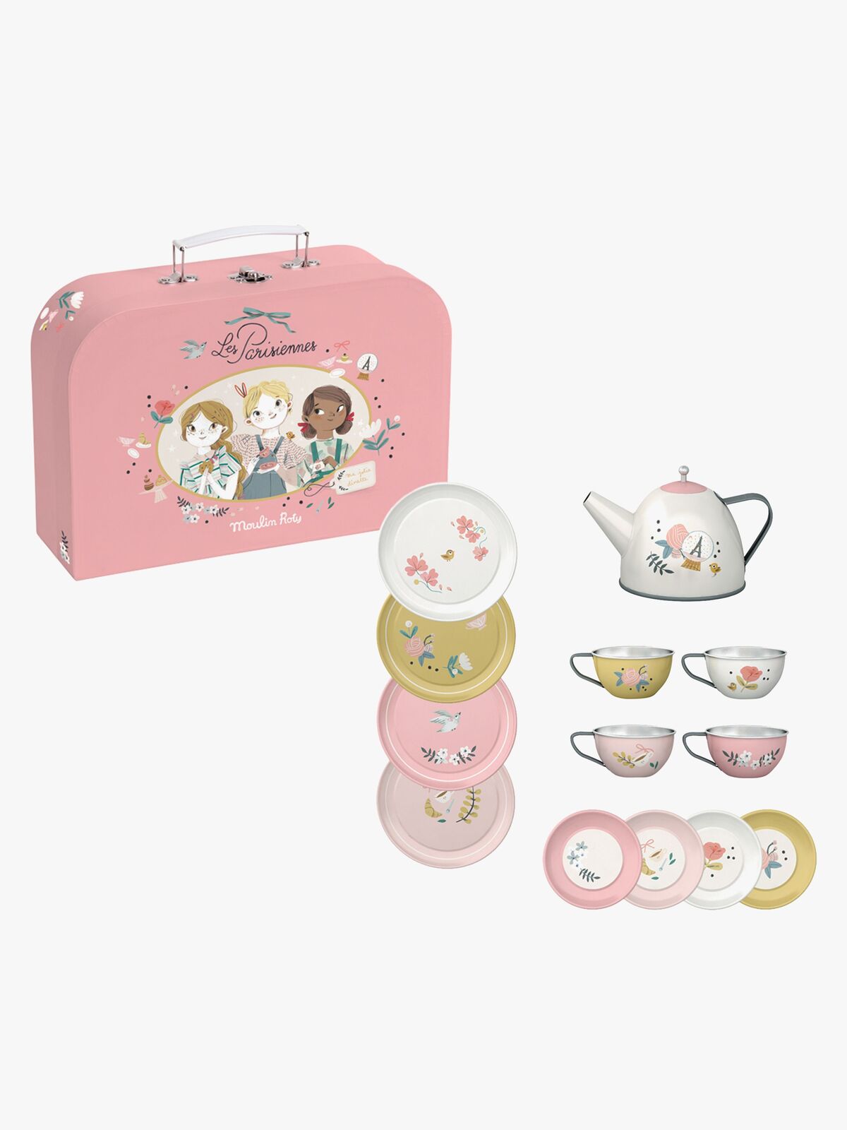 Moulin Roty Teeservice mit Tasche 14 Teile