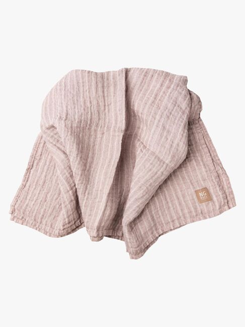 NG Baby Leinendecke 100x100, Dusty Pink