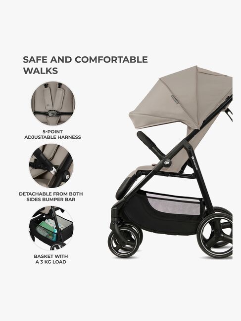 Kinderkraft Trig 3 Buggy, Stone Beige