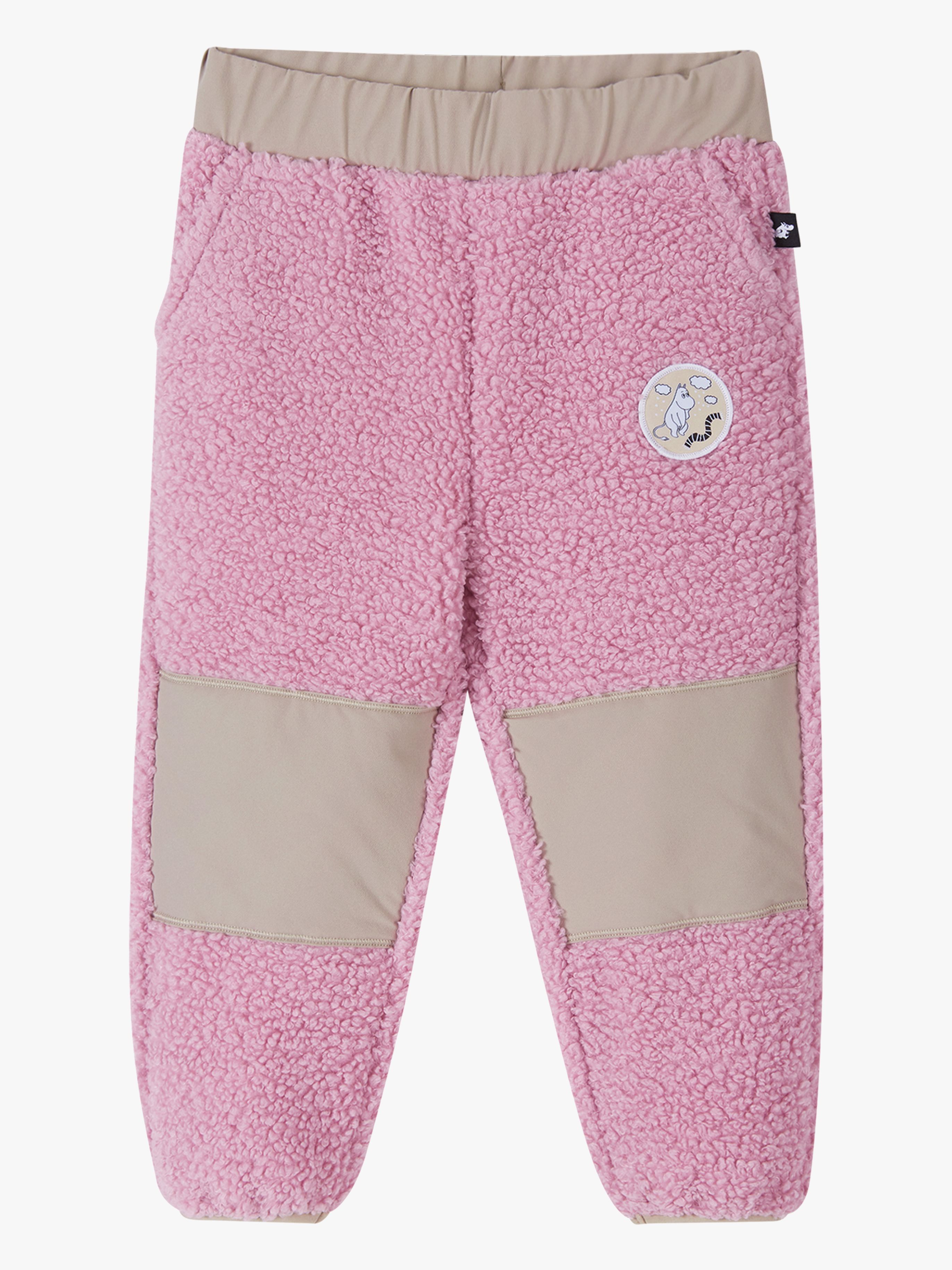 Reima Moomin Lustig Fleecehose, Grey Pink, 104