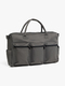 Beemoo Pro Double Wickeltasche, Mocha Grey