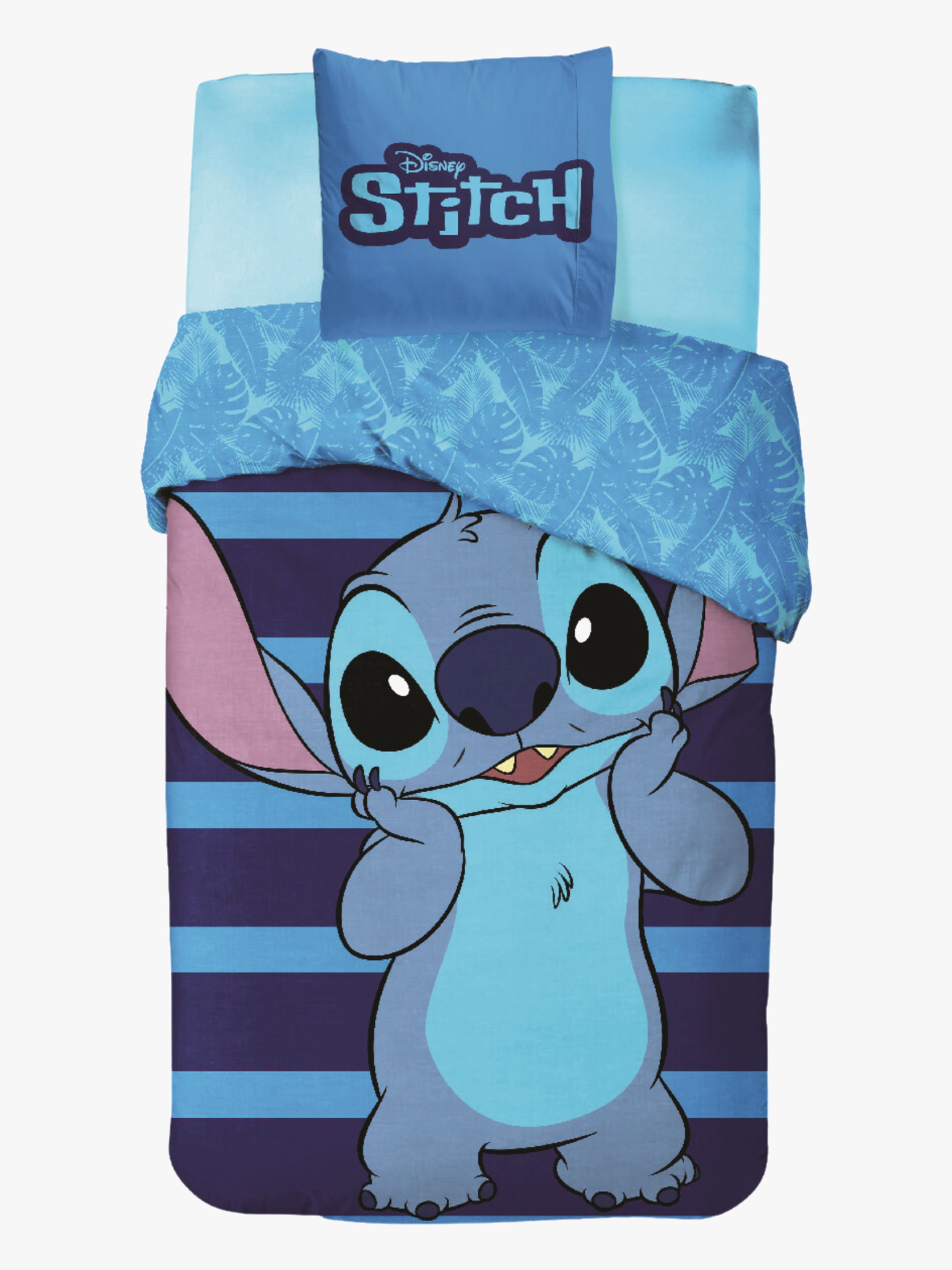 Disney Lilo &  Stitch Bettwäsche 140x200 cm, Blau