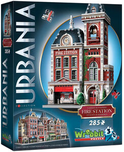 Wrebbit Urbania Fire Station 3D-Puzzle 285 Teile