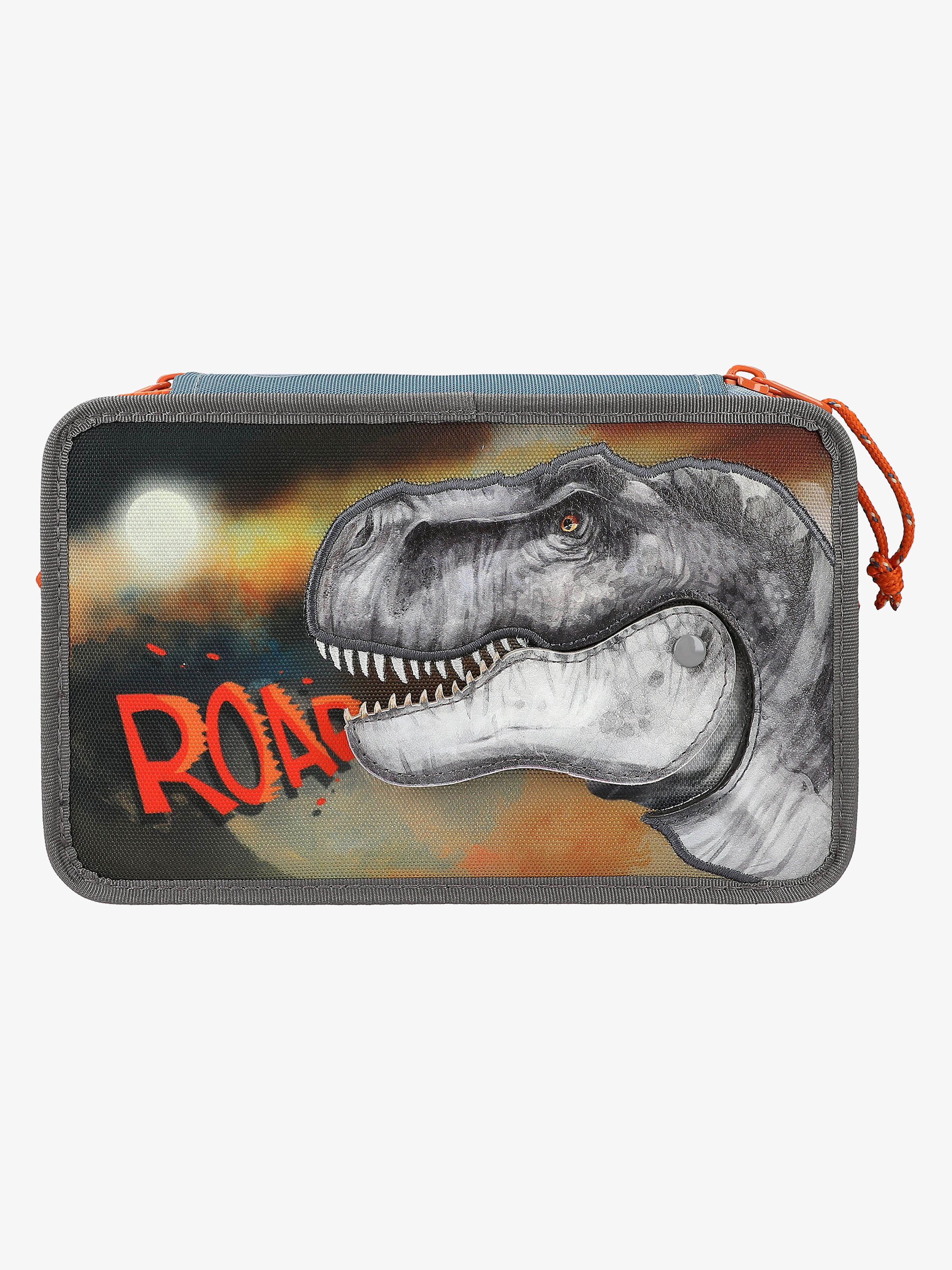 Roar Dreifach-Federmäppchen, Grau