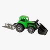 Plasto Traktor mit Pflug & Frontlader 52 cm