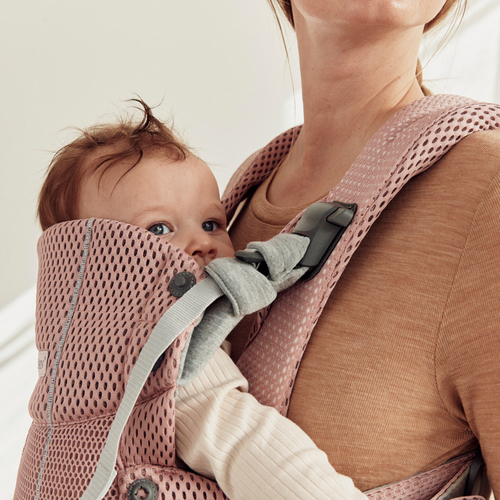 BabyBjörn Harmony Babytrage 3D Mesh, Rosa