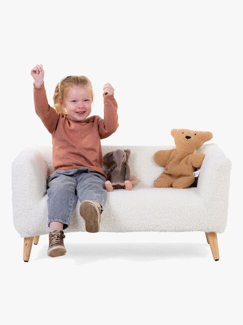Childhome Kids Teddy Sofa, Naturweiß