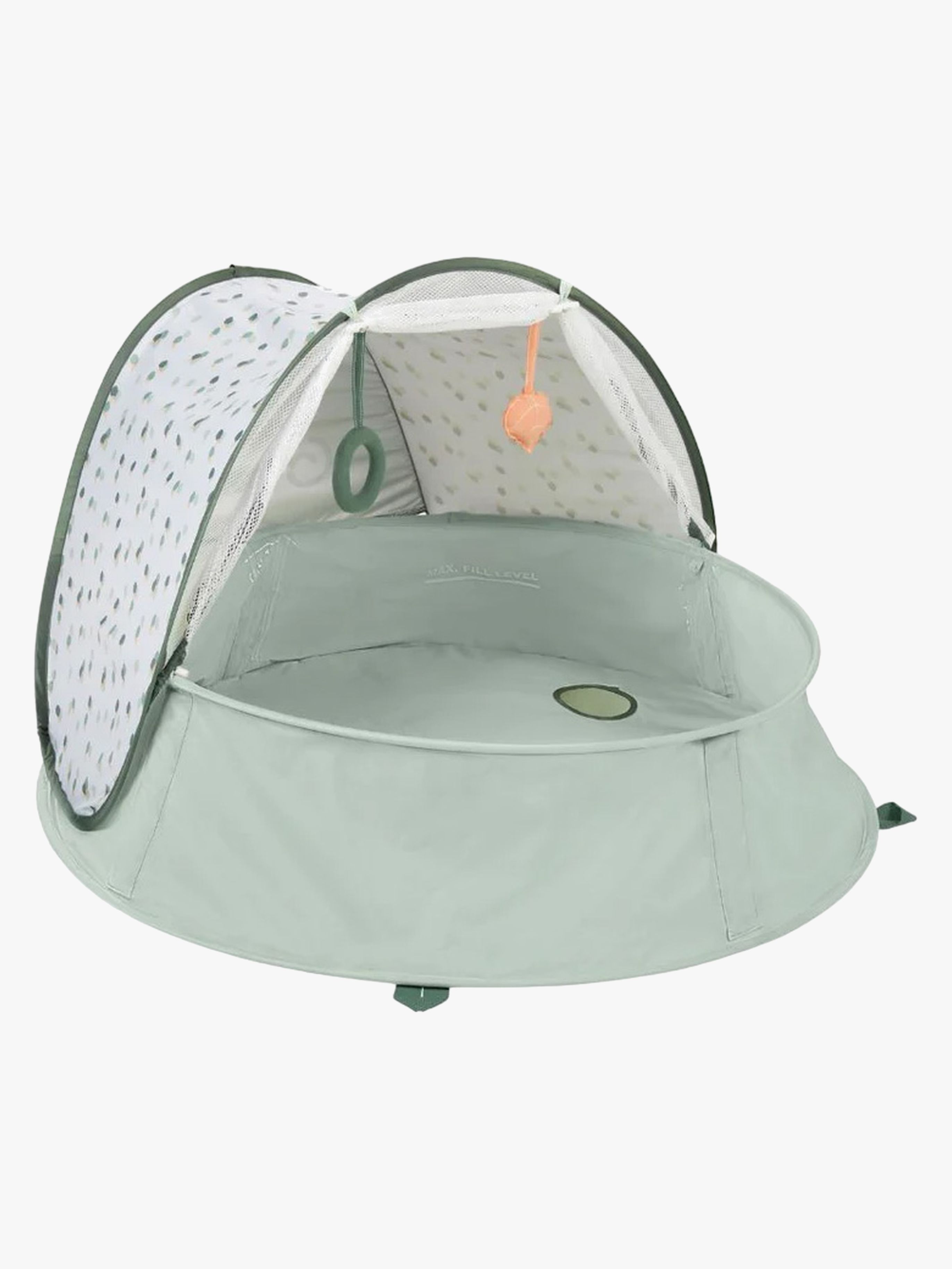 BabyMoov Aquani Provence UV-Schutzzelt 3-in-1 mit Insektenschutznetz, Grün/Weiß