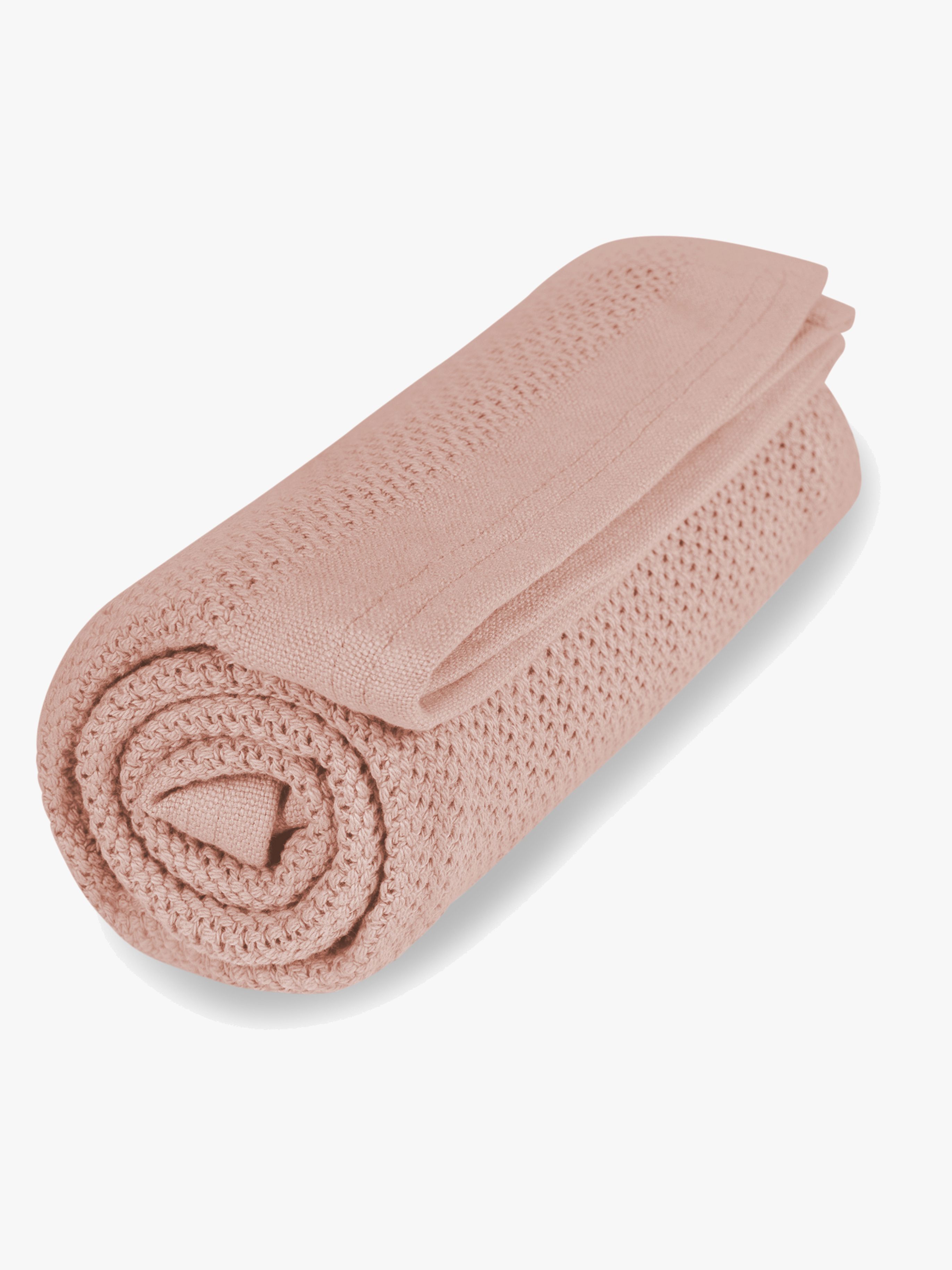Soft Grid BabyBabydecke, Cloud Pink, Kinderwagendecke, Baumwolle