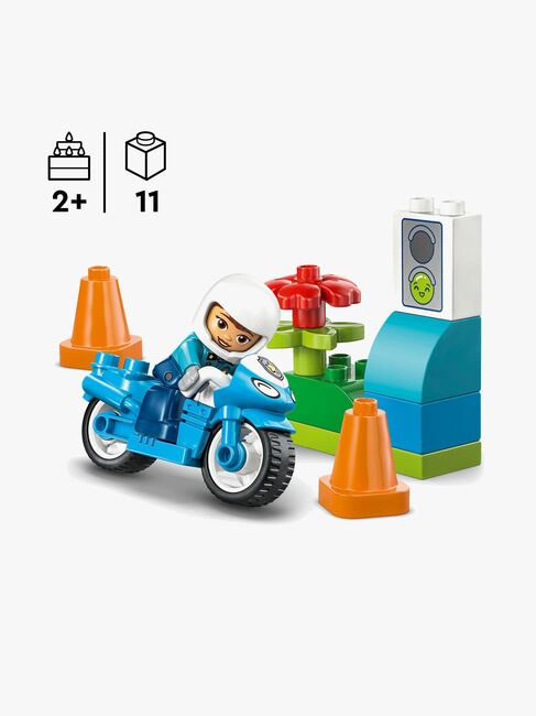 LEGO DUPLO Town 10471 Blaues Polizeimotorrad