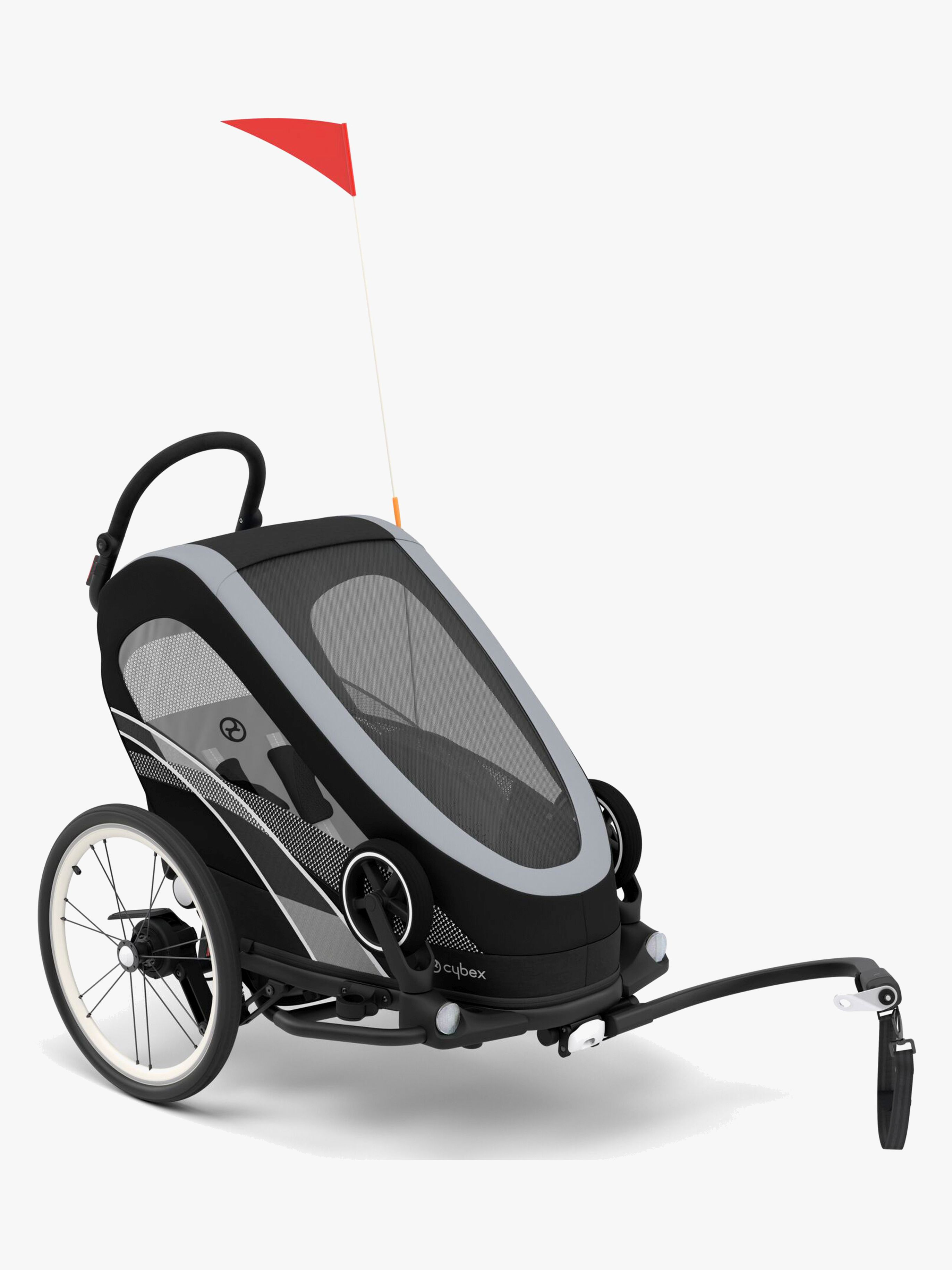Cybex Zeno Fahrradanhänger, Schwarz