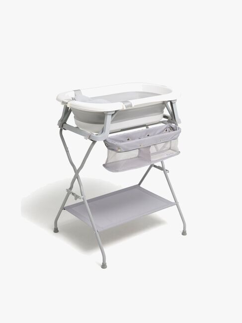 Beemoo CARE Assist Badewanne inkl. Badestütze und Badestativ, White/Grey