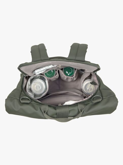 Lässig Rolltop Wickeltasche Rucksack, Olive
