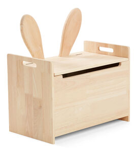 Minitude Nordic Bank mit Aufbewahrungsbox Kaninchen, Wood