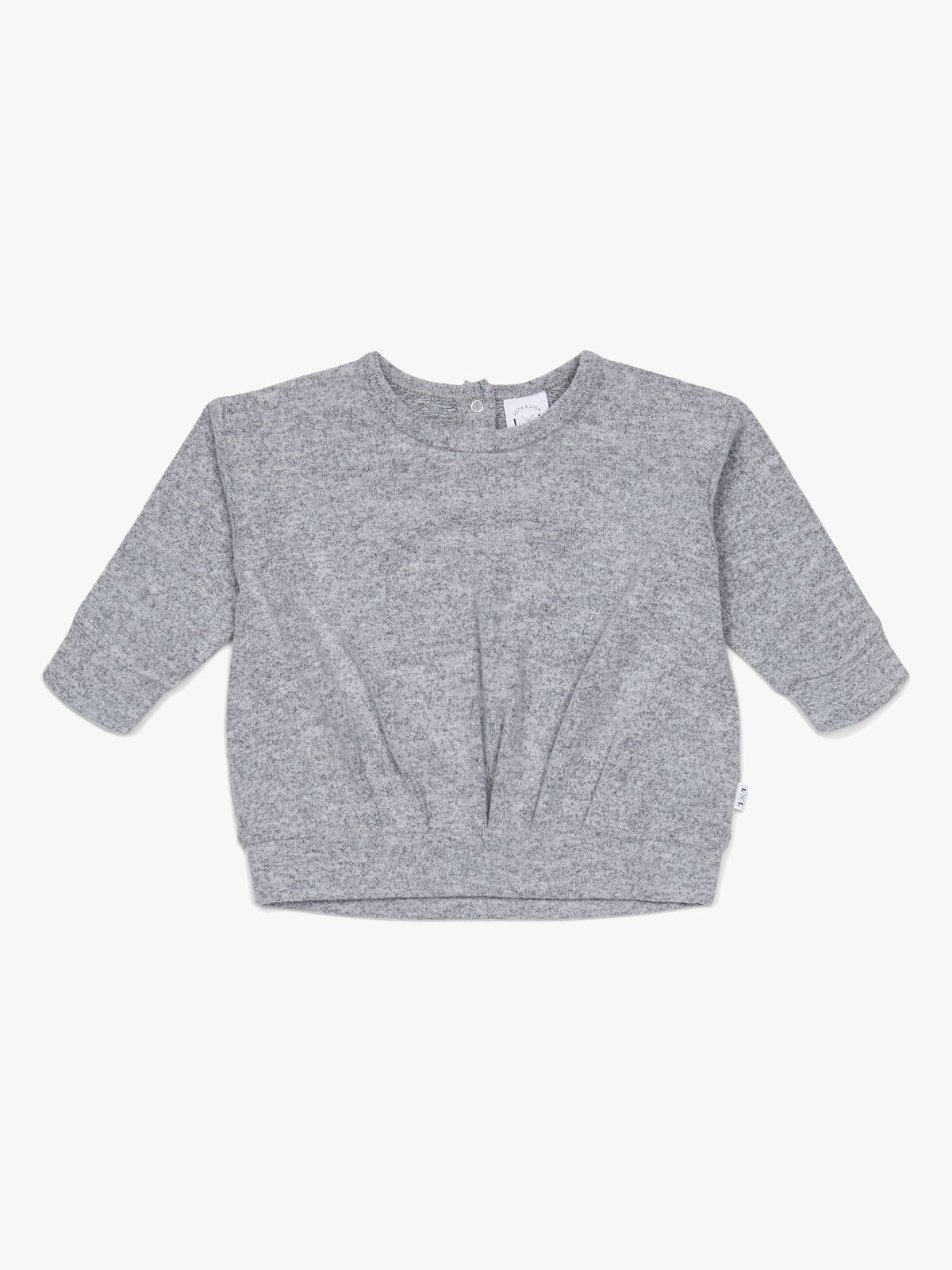 Luca & Lola Rosella Pullover Baby, Grey Melange
