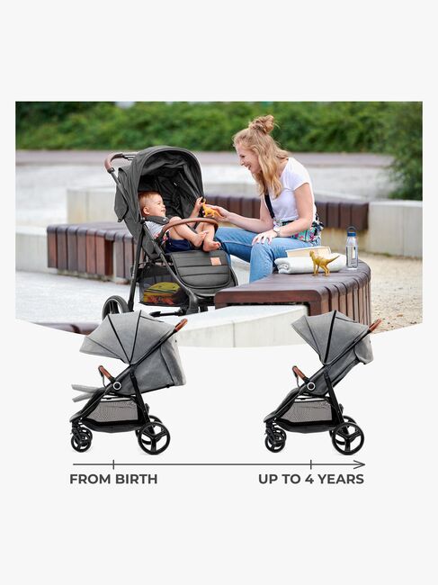 Kinderkraft GRANDE PLUS Kinderwagen, Pink