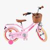 Volare Excellent Fahrrad mit Korb 14 Zoll, Rosa