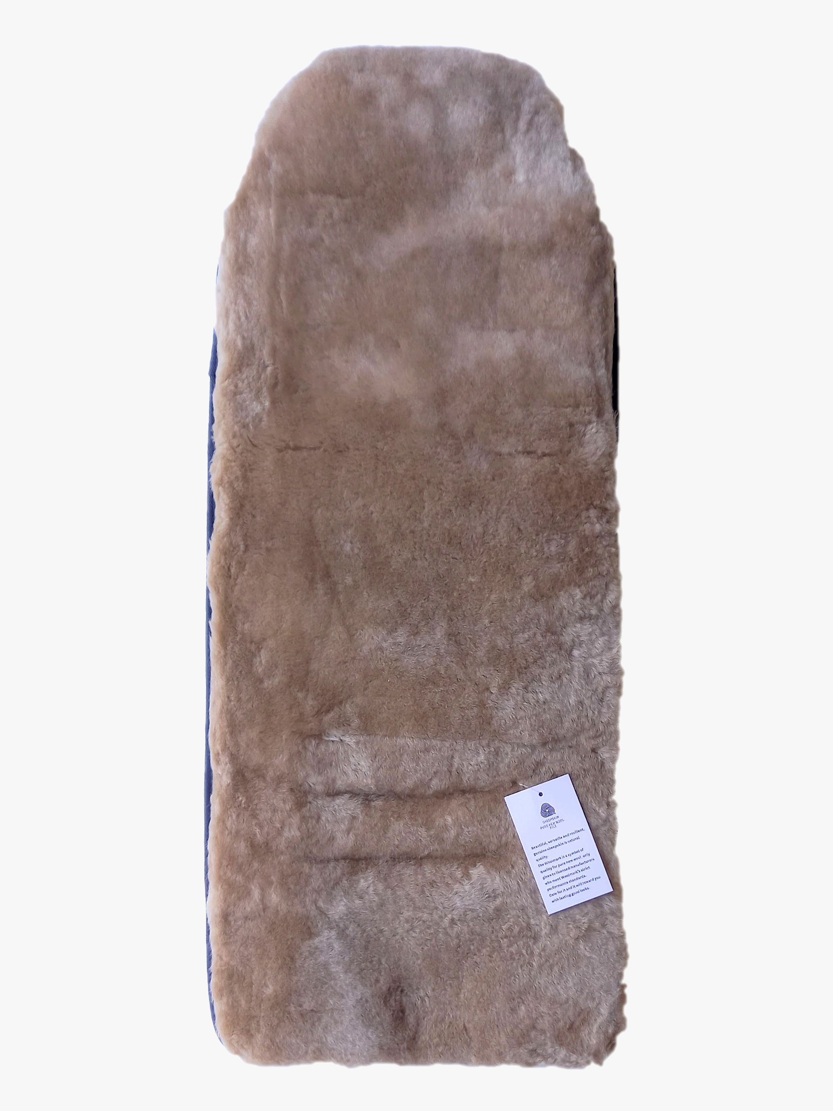 Bozz Sitzkissen Lammfell Geschnitten, Nappa Linen