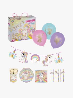 Alrico Partypaket Einhorn 6er-Pack