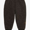 Mikk-Line Wollfilz-Hose Kind, Dark Brown Melange