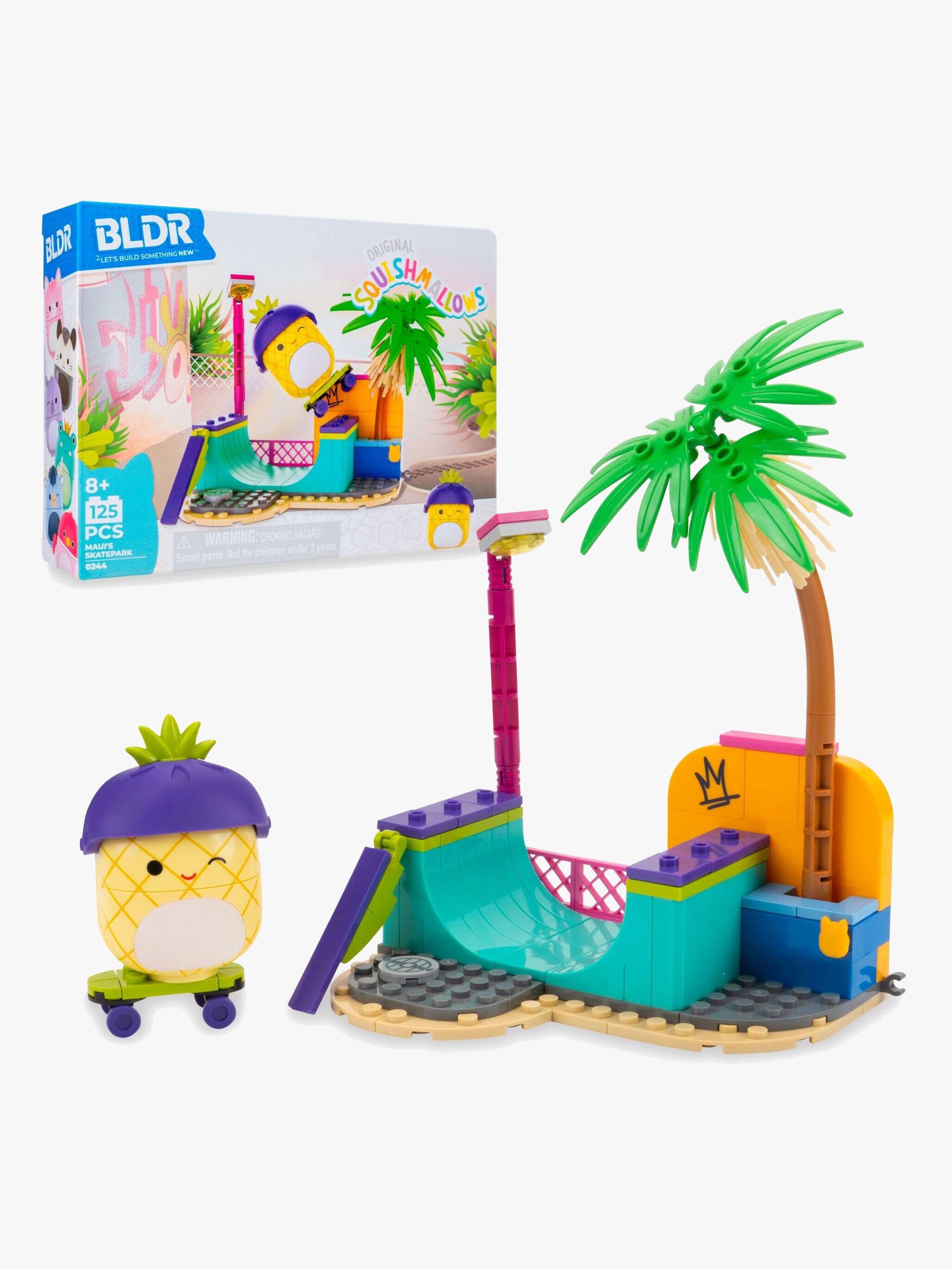 BLDR Squishmallows Spielset Skatepark