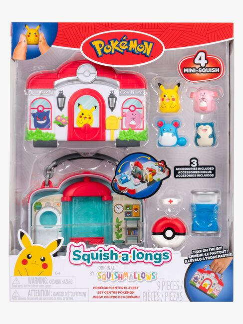 Squishmallows Pokémon Spielset mit Figuren