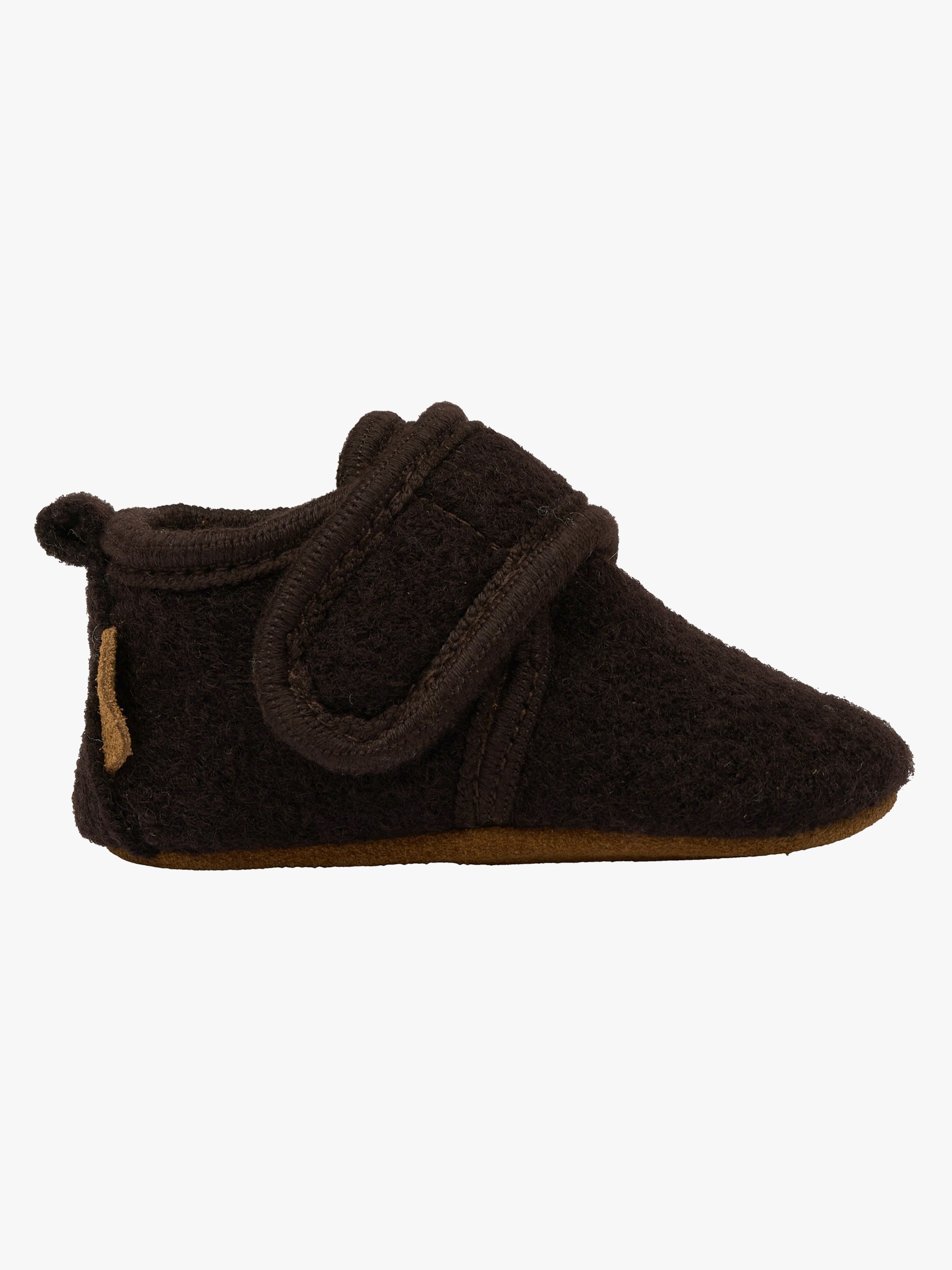 Hausschuhe Wolle, Raisin, 36-48 Monate