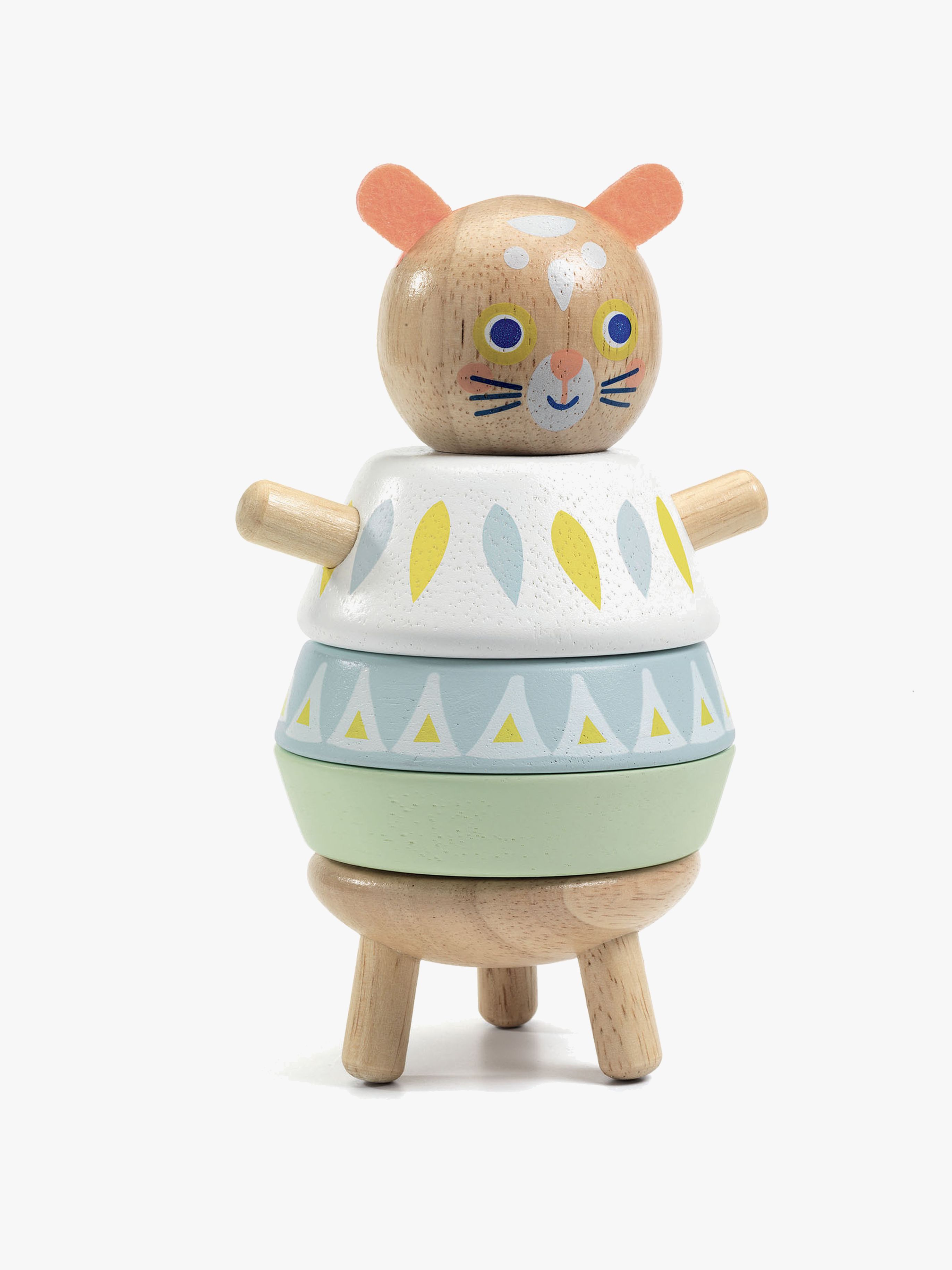 Djeco BabySouri Maus Stapelturm, Babyspielzeug