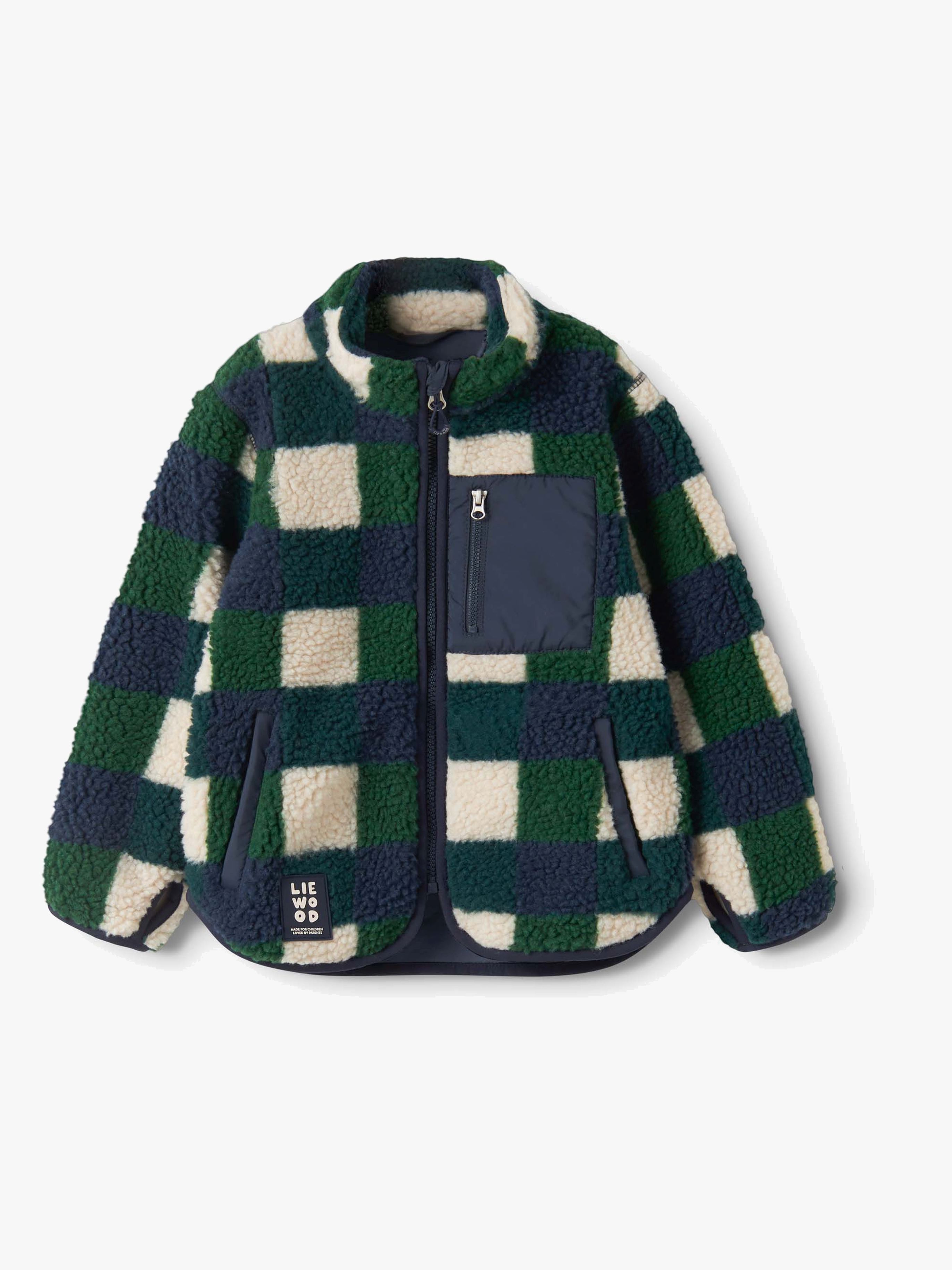 Nolan Fleecejacke, Mega Check / Bright Garden, 110
