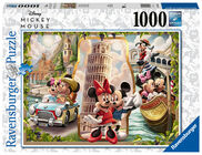 Ravensburger Puzzle Mickey und Minnie Maus im Urlaub 1000 Teile