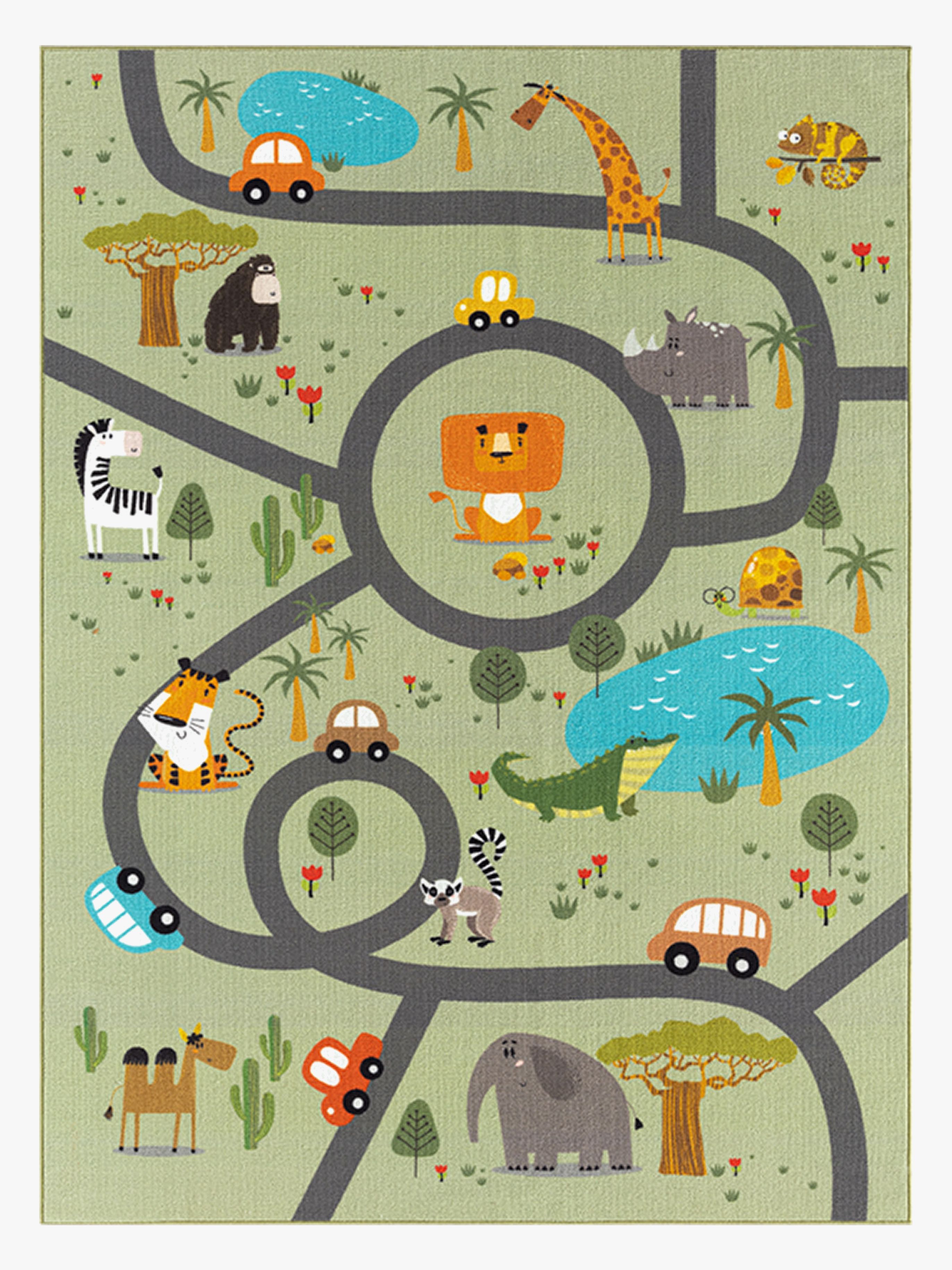 Teppich Play Animal 120x160 cm, Grün