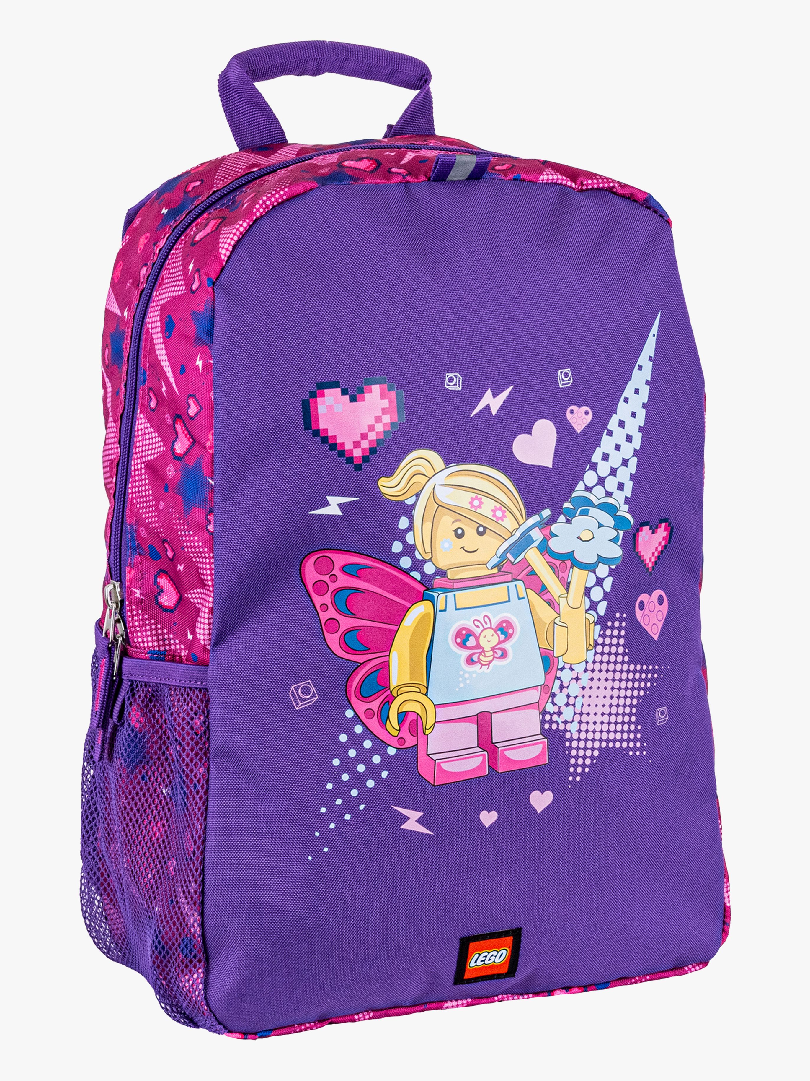 LEGO Kinder Rucksack Butterfly Girl 13L, Rosa