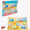 Hape Knopfpuzzle Baustellenfahrzeuge 10 Teile