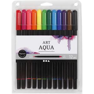 Pigment Art Acrylic Filzstifte Aquarell 12er-Pack