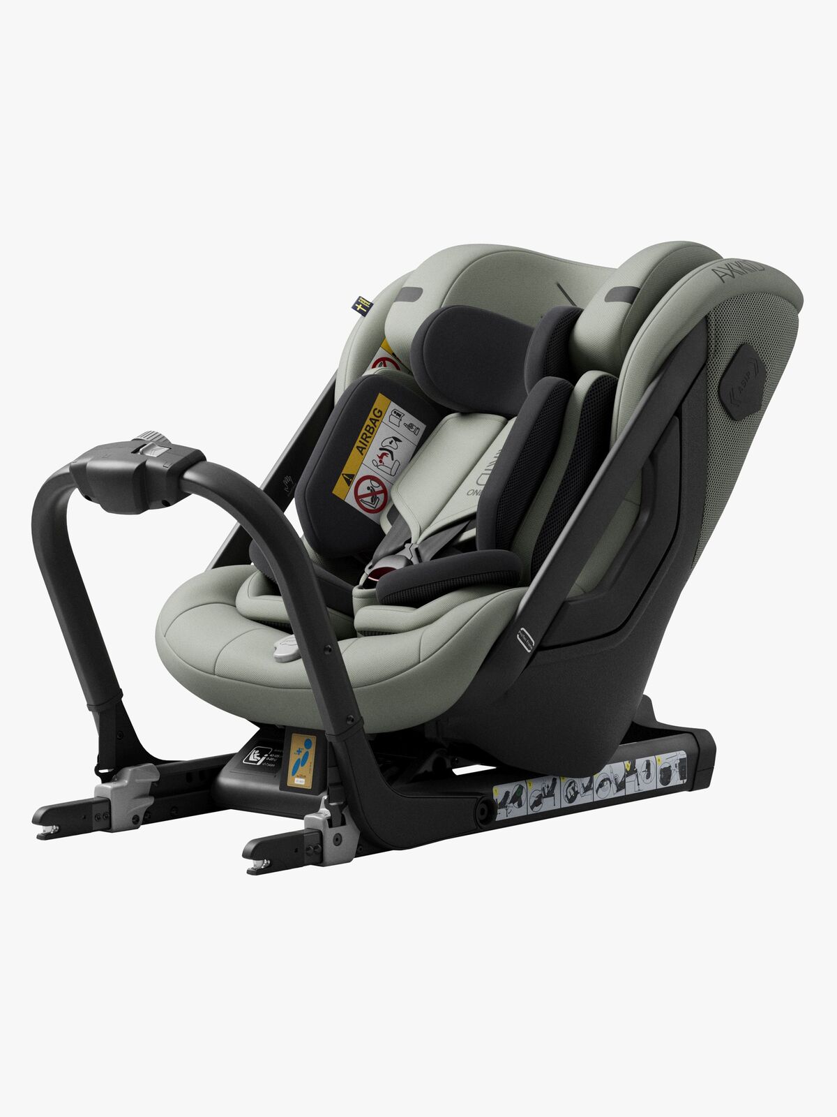 Axkid One+ 3 Rückwärtsgerichteter Kindersitz, Nordic Bloom Green