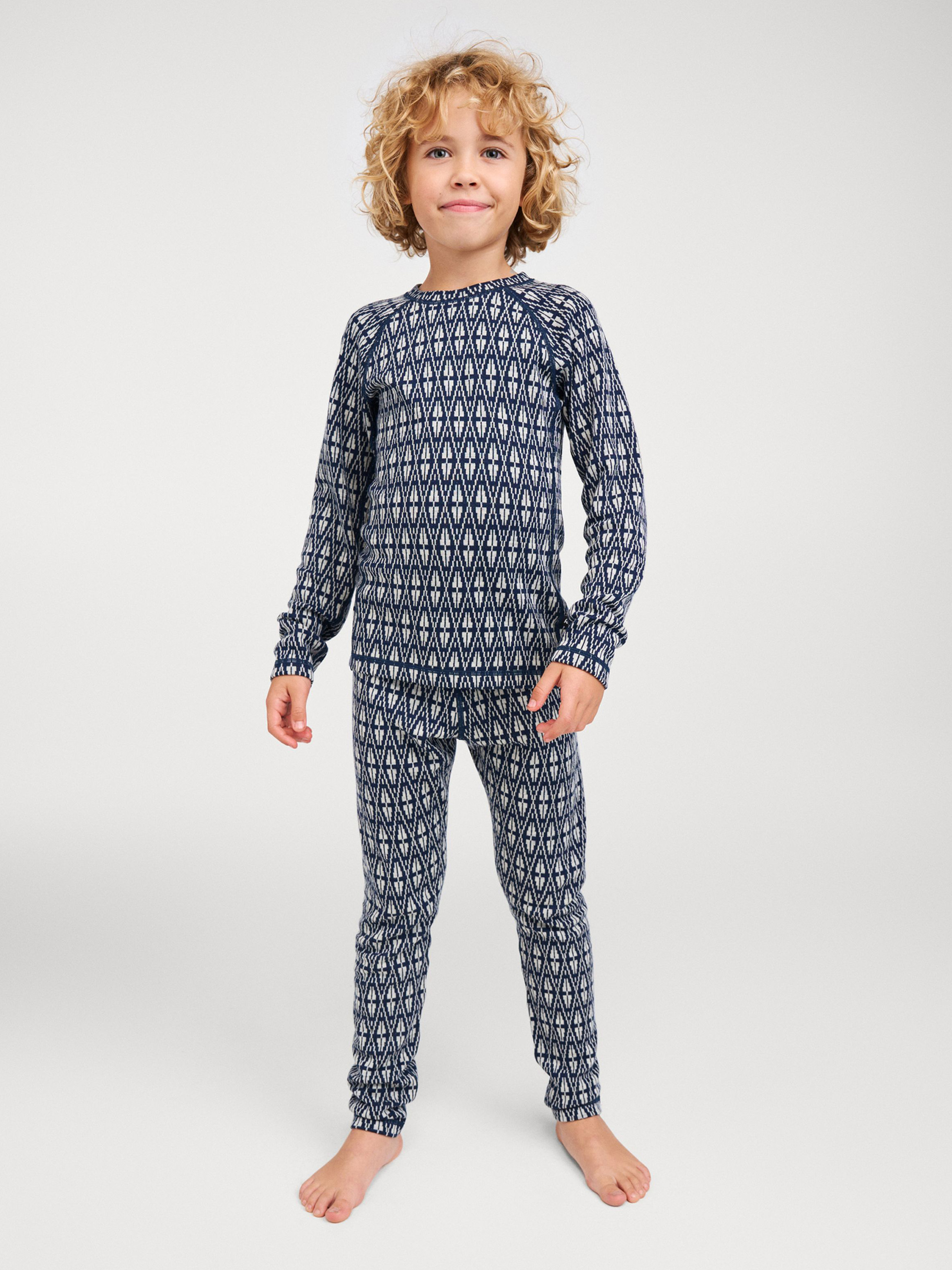 Reima Taival Wollunterwäsche-Set, Marineblau, 140