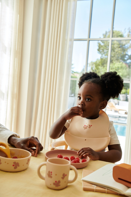 LIEWOOD Ember Gemusterte Lätzchen 2er-Pack, Mini Butterfly/Apple blossom