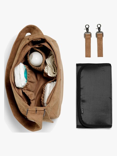 Elodie Moon Bag Wickeltasche, Caramel Brown